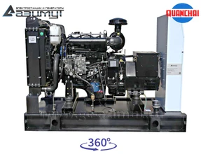 Однофазный дизель генератор <br>8 кВт (220 В) Quanchai <br>АД-8С-230-1РM5