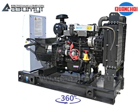 Трехфазный дизельный генератор 10 кВт (380 В) серии «Проф» Quanchai <br>АД-10С-Т400-1РM5 (1500 об/мин)