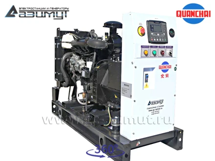 Трехфазный дизельный генератор 10 кВт (380 В) серии «Проф» Quanchai <br>АД-10С-Т400-1РM5 (1500 об/мин)