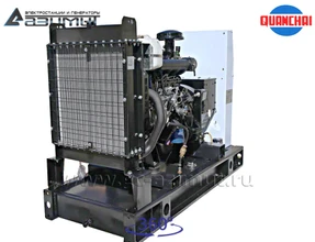Однофазный дизельный генератор 10 кВт (220 В) серии «Проф» Quanchai <br>АД-10С-230-1РM5 (1500 об/мин)
