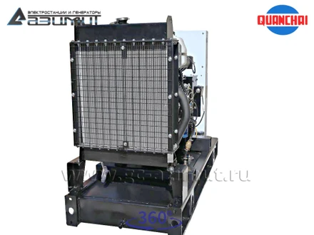 Однофазный дизельный генератор 10 кВт (220 В) с автозапуском серии «Проф» Quanchai АД-10С-230-2РM5