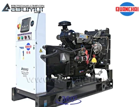 Трехфазный дизельный генератор 12 кВт Куанчай АД-12С-Т400-1РМ5