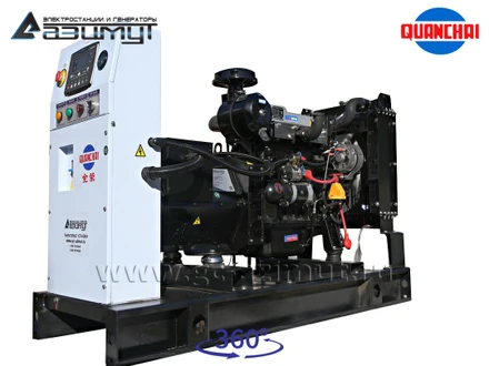 Трехфазный дизельный генератор 20 кВт Quanchai АД-20С-Т400-1РМ5