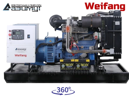 Дизельный генератор 50 кВт Weifang АД-50С-Т400-1РМ10