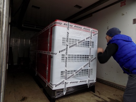 Погрузка дизельного генератора АД-40С-Т400-2РКМ